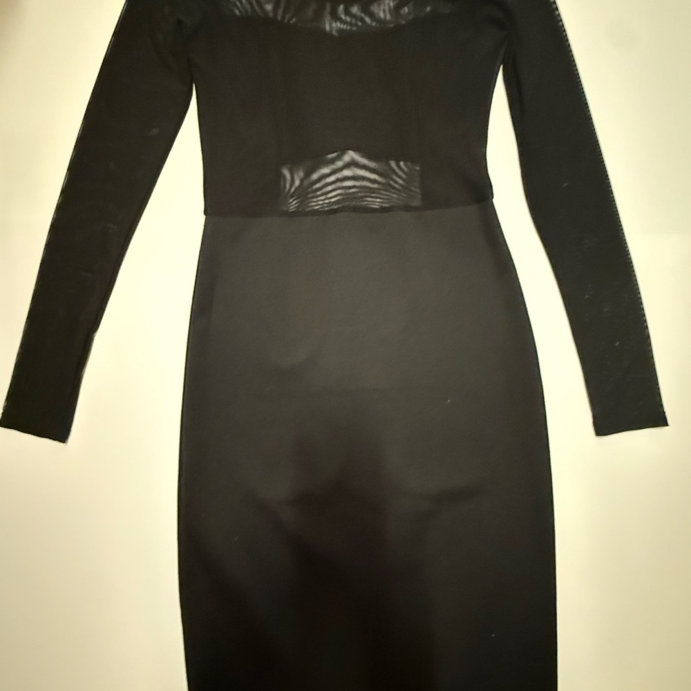Forever 21 Black Long Sleeve Dress